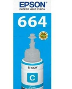 Botella Epson T664220 - Cyan IMPRESORA EPSON L200 210 350 355 555 (7.500 paginas)