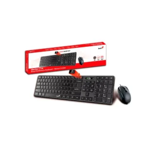 Combo teclado + Mouse Genius SlimStar C126 Alambrico USB Negro