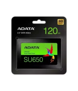 Disco sólido SSD interno Adata Ultimate SU650 120GB negro