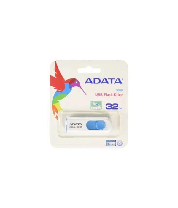 Memoria Adata USB 2.0 C008 Retractil 32GB Blanca