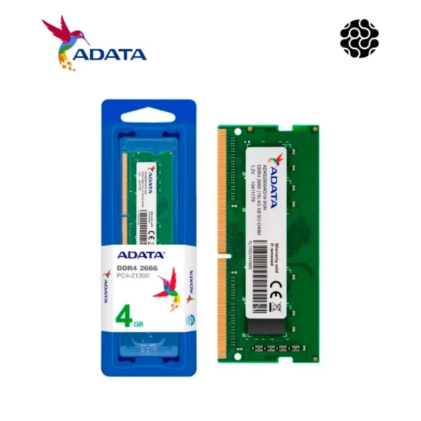 Memoria RAM Adata Portátil DDR4 4GB BUS 2666MHz