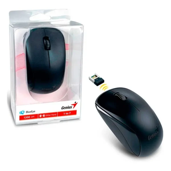 Mouse GENIUS Inalámbrico 2.4 G NX 7000 COLOR Negro