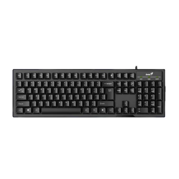 Teclado Genius Smart KB-102 USB Negro Resistente a Liquidos