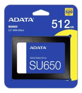 Unidad Estado Solido ADATA SU650 512GB