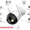 camaras de seguridad wifi Cámara Wi-Fi tipo bala con resolución de 1080P a 30FPS, sensor CMOS de 1/3'' y lente de 3.6mm. Ofrece compresión H.264, visión nocturna de hasta 15 metros con cuatro LEDs y audio bidireccional. Soporta tarjetas TF de hasta 128GB para almacenamiento.